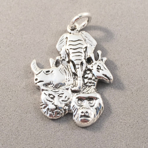 20pcs tibetan silver color flowers animal charms EF2437 – bearjewelry