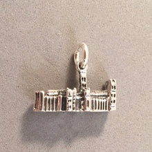Load image into Gallery viewer, CANTERBURY CATHEDRAL .925 Sterling Silver 3-D Charm Pendant United Kingdom Church England British Kent Souvenir tb39