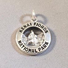 Load image into Gallery viewer, KENAI FJORDS National Park .925 Sterling Silver Charm Pendant Alaska Souvenir np28