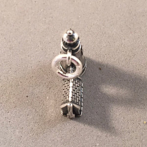 HECETA HEAD LIGHTHOUSE .925 Sterling Silver Charm Pendant Oregon Coast Beach Pacific Ocean Florence nw26