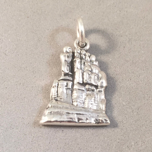 VALLEY of the GODS .925 Sterling Silver Charm Pendant Utah Bears Ears National Monument Park Souvenir tw42