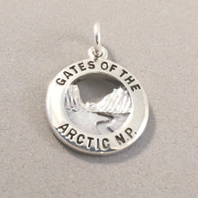 Load image into Gallery viewer, GATES Of The ARCTIC National Park .925 Sterling Silver Charm Pendant Arctic Circle Alaska Souvenir np25