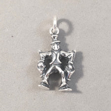 Load image into Gallery viewer, HANS HUMMEL .925 Sterling Silver 3-D Charm Pendant Hamburg Europe Germany Water Carrier Statue tg06