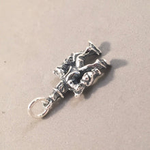 Load image into Gallery viewer, HANS HUMMEL .925 Sterling Silver 3-D Charm Pendant Hamburg Europe Germany Water Carrier Statue tg06