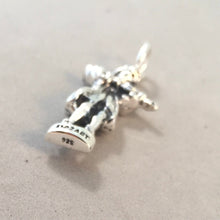 Load image into Gallery viewer, MOZART PLAYING VIOLIN .925 Sterling Silver 3-D Charm Pendant Austria Wolfgang Amadeus Vienna St Gilgen Statue Souvenir Europe ts22