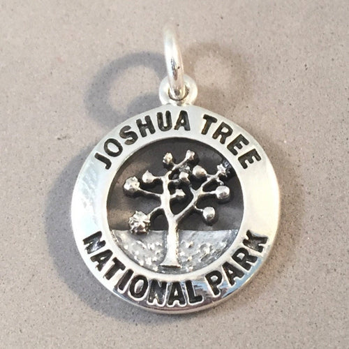 JOSHUA TREE National Park Open Sky Version .925 Sterling Silver Charm Pendant California Souvenir np13