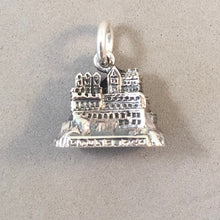 Load image into Gallery viewer, EDINBURGH CASTLE .925 Sterling Silver 3-D Charm Pendant Scotland UK Souvenir tb48