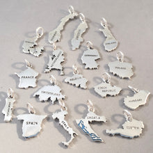 Load image into Gallery viewer, GUATEMALA MAP .925 Sterling Silver Charm Pendant Country Central America Souvenir ct18-GT