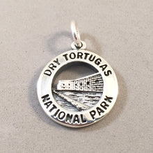 Load image into Gallery viewer, DRY TORTUGAS National Park .925 Sterling Silver Charm Pendant Fort Jefferson Florida Souvenir np22