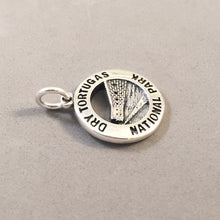 Load image into Gallery viewer, DRY TORTUGAS National Park .925 Sterling Silver Charm Pendant Fort Jefferson Florida Souvenir np22