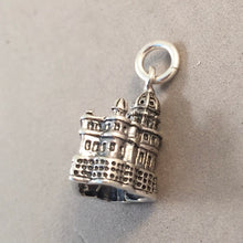 Load image into Gallery viewer, ST. PETER&#39;S BASILICA .925 Sterling Silver 3-D Charm Pendant Rome Italy Vatican City Square Church ti52