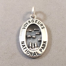 Load image into Gallery viewer, VOYAGEURS National Park .925 Sterling Silver Charm Pendant Minesota Travel Souvenir Np18