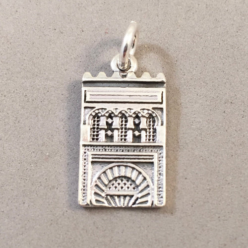 MEZQUITA CATEDRAL de CORDOBA .925 Sterling Silver Charm Pendant Spain Europe Cathedral Mosque Church Landmark Travel Souvenir tp19
