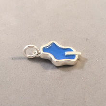 Load image into Gallery viewer, SWIMMING POOL With Diving Board .925 Sterling Silver 3-D Charm Pendant Enamel Vacation Resort HM10