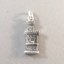 Load image into Gallery viewer, San Marino PALAZZO PUBBLICO .925 Sterling Silver 3-D Charm Pendant Town Hall Tower Souvenir Europe Italy te16