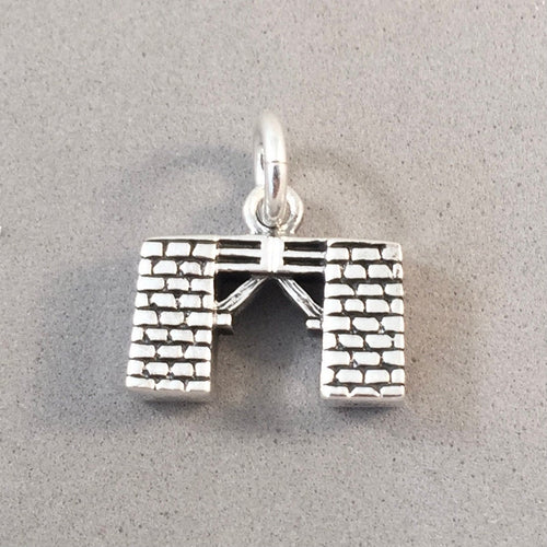 SOMERSET BRIDGE .925 Sterling Silver Charm Pendant Bermuda Caribbean Souvenir Draw Bridge TR03