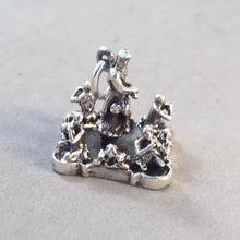 Load image into Gallery viewer, FONTANA DEL MORO .925 Sterling Silver 3-D Charm Pendant Europe Rome Italy Fountain of the Moor Piazza Navona Landmark Souvenir ti55