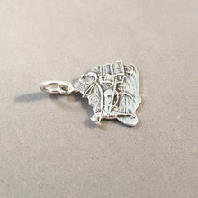 Load image into Gallery viewer, IRISH JAUNTING CAR .925 Sterling Silver Charm Pendant Ireland Killarney National Park Cart tb52