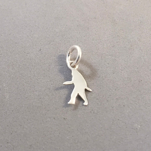 SASQUATCH Tiny .925 Sterling Silver Charm Yeti NW27