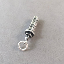 Load image into Gallery viewer, HARBOUR TOWN LIGHTHOUSE .925 Sterling Silver Charm Pendant Hilton Head Island Marina South Carolina TU29