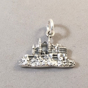 PALMA CATHEDRAL .925 Sterling Silver Charm Pendant Mallorca Spain Church Europe Landmark Travel Souvenir tp18