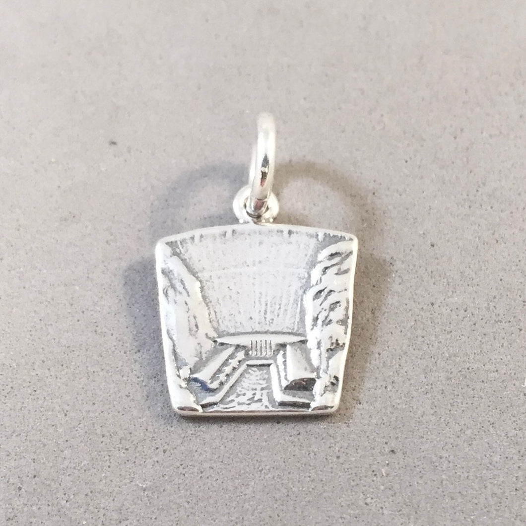 HOOVER DAM .925 Sterling Silver Charm Pendant Nevada Boulder City Las Vegas Tw25