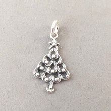 Load image into Gallery viewer, CHRISTMAS TREE .925 Sterling Silver Charm Pendant X-mas Holiday HL16