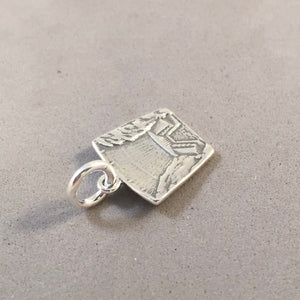 HOOVER DAM .925 Sterling Silver Charm Pendant Nevada Boulder City Las Vegas Tw25