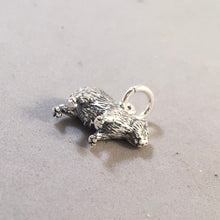 Load image into Gallery viewer, CAPYBARA .925 Sterling Silver 3-D Charm Pendant Peru Argentina Central South America Giant Rodent Guinea Pig an12