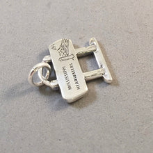 Load image into Gallery viewer, MISSISSIPPI HEADWATERS .925 Sterling Silver Charm Pendant Itasca State Park Minnesota Sign River TU07