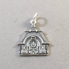 Load image into Gallery viewer, MUSEE D&#39;ORSAY .925 Sterling Silver Charm Pendant Museum Paris France Europe Landmark Monument Clock Travel Souvenir tf38