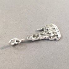 Load image into Gallery viewer, ULM MUNSTER CHURCH .925 Sterling Silver Charm Pendant Double Sided Europe Germany Lutheran tg28