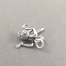 Load image into Gallery viewer, AFRICAN WARRIOR .925 Sterling Silver Charm Pendant Maasai National Preserve Kenya Souvenir tz17