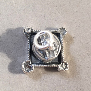 CASTEL SANT'ANGELO .925 Sterling Silver 3-D Charm Pendant Rome Italy Fortress Tomb Museum Souvenir ti54