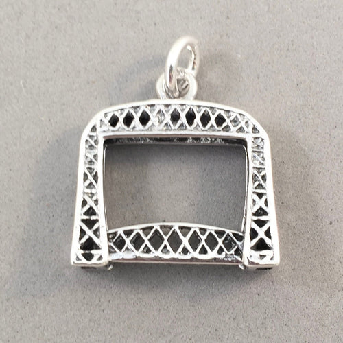 DULUTH ARIEL BRIDGE .925 Sterling Silver Charm Pendant lake Superior Minnesota Souvenir TU18