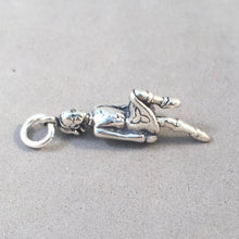 Load image into Gallery viewer, IRISH STEP DANCER .925 Sterling Silver 3-D Charm Pendant Celtic Ireland TB68