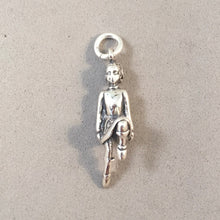 Load image into Gallery viewer, IRISH STEP DANCER .925 Sterling Silver 3-D Charm Pendant Celtic Ireland TB68