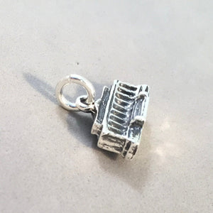 LINCOLN MEMORIAL Building .925 Sterling Silver Charm Pendant Landmark Washington dc Travel National Mall PM64