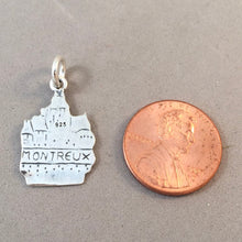 Load image into Gallery viewer, CHATEAU DE CHILLON Montreux .925 Sterling Silver Charm Pendant Double Sided Lake Geneva Switzerland Souvenir Europe TS30