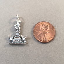 Load image into Gallery viewer, NIEDERWALD MONUMENT .925 Sterling Silver 3-D Charm Pendant Europe Rudesheim Rhine Germany TG33