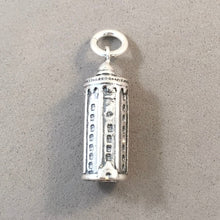 Load image into Gallery viewer, RUNDETARN .925 Sterling Silver 3-D Charm Pendant the Round Tower Copenhagen Denmark Souvenir TN22