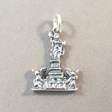 Load image into Gallery viewer, NIEDERWALD MONUMENT .925 Sterling Silver 3-D Charm Pendant Europe Rudesheim Rhine Germany TG33