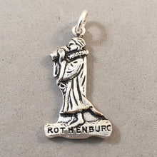 Load image into Gallery viewer, ROTHENBURG MONK .925 Sterling Silver 3-D Charm Pendant Europe Germany Bavaria Beer Brauhaus  Romantic Road Souvenir TG41