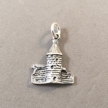 Load image into Gallery viewer, LAHR STORCHENTURM .925 Sterling Silver 3-D Charm Pendant Europe Crane Tower Germany TG40