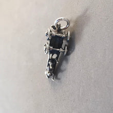 Load image into Gallery viewer, MACKINAC HORSE BUGGY .925 Sterling Silver Charm Pendant Island Michigan Central Park Amish Bracelet Souvenir TU53