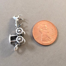 Load image into Gallery viewer, MACKINAC HORSE BUGGY .925 Sterling Silver Charm Pendant Island Michigan Central Park Amish Bracelet Souvenir TU53