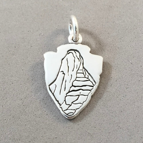 ANGELS LANDING .925 Sterling Silver Charm Pendant Zion National Park Utah NA03