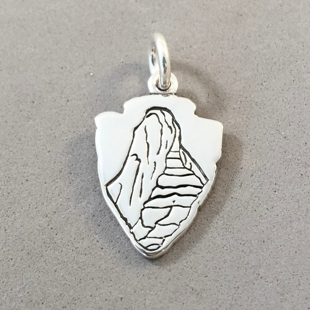 ANGELS LANDING .925 Sterling Silver Charm Pendant Zion National Park Utah NA03