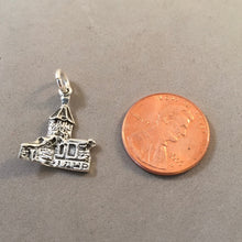 Load image into Gallery viewer, LAHR STORCHENTURM .925 Sterling Silver 3-D Charm Pendant Europe Crane Tower Germany TG40