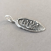 Load image into Gallery viewer, CORN PALACE In Corn Husk .925 Sterling Silver Charm Pendant Mitchell South Dakota Landmark Travel Tourist TW27